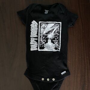 Gerber Black Bad Brains Parody Graphic Onesie
